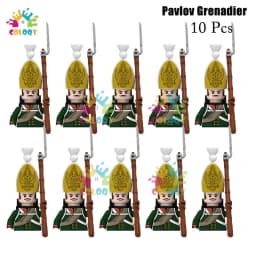 Kids Toys 22/10 Pcs Napoleonic Wars Military General Soldier Building Blocks Imperial Navy Figures Toys For Kids Birthday Gifts