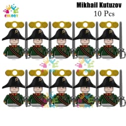 Kids Toys 22/10 Pcs Napoleonic Wars Military General Soldier Building Blocks Imperial Navy Figures Toys For Kids Birthday Gifts