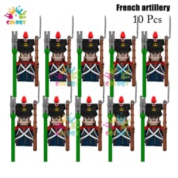 Kids Toys 22/10 Pcs Napoleonic Wars Military General Soldier Building Blocks Imperial Navy Figures Toys For Kids Birthday Gifts