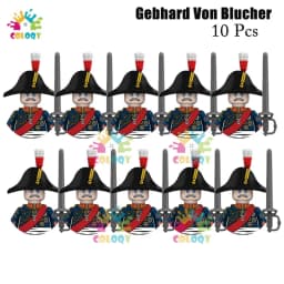 Kids Toys 22/10 Pcs Napoleonic Wars Military General Soldier Building Blocks Imperial Navy Figures Toys For Kids Birthday Gifts