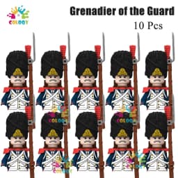 Kids Toys 22/10 Pcs Napoleonic Wars Military General Soldier Building Blocks Imperial Navy Figures Toys For Kids Birthday Gifts