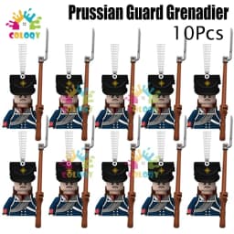 Kids Toys 22/10 Pcs Napoleonic Wars Military General Soldier Building Blocks Imperial Navy Figures Toys For Kids Birthday Gifts