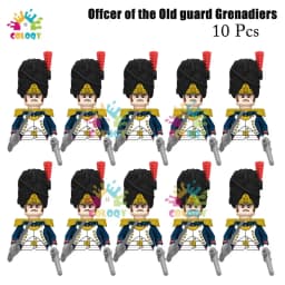 Kids Toys 22/10 Pcs Napoleonic Wars Military General Soldier Building Blocks Imperial Navy Figures Toys For Kids Birthday Gifts