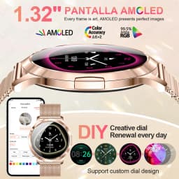 LIGE 2025 New Smart Watch For Women AMOLED HD Screen Watches IP68 Waterproof Heart Rate Monitor Ladies Utra-thin Smartwatch