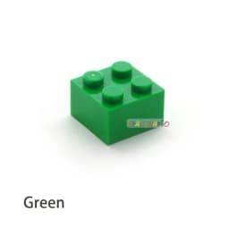 300pcs Thick 2x2 Dots DIY Building Blocks Figures Bricks Educational Creative Plastic Toys for Children Compatible With 3003