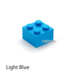 300pcs Thick 2x2 Dots DIY Building Blocks Figures Bricks Educational Creative Plastic Toys for Children Compatible With 3003