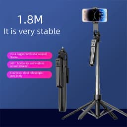 COOL DIER New Tripod for Smartphone Camera,Tripods Stand with Bluetooth Shutter,Wireless Selfie Stick Brackets with Phone Holder