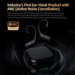 KZ AN01 Wireless Upgrade Ear Hook Cable C-Pin ANC Active Noise Cancellation Bluetooth Module LDAC HD Audio Decoding