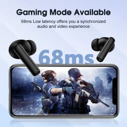 QCY T13 ANC Earphone Bluetooth 5.3 Active Noise Cancellation Wireless Headphone 4 Mics ENC TWS Earbuds 0.068s Low Latency 30Hrs