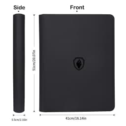16 Pocket Toploader Binder, Holds 640 Top Loaders - Premium Top Loader Binder, Sleeves for 3' X 4' Rigid Card