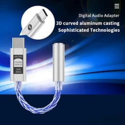JCALLY JM6 Pro CX31993 Hifi DAC Type-C to 3.5Digital Audio Decoding Portable Headphone Amplifier DAC Type C to 3.5mm LXDA AMP