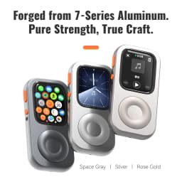 RePod Aluminum Alloy Protective Case for Apple Watch Series 7/8/9, Apple Watch Case with Click Wheel Design