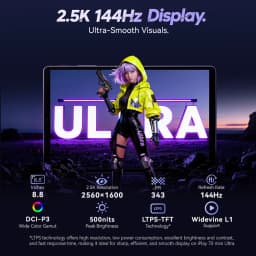 ALLDOCUBE iPlay 80 mini Ultra Gaming Tablet 8.8'' 2.5K 144Hz Dimensity 8300 20GB RAM 256GB ROM Android 16 7200mAh 5G LTE Tablet