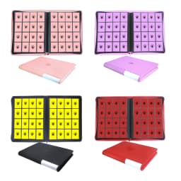 1600-Pocket PU Card Binder, 16-Pocket Anti-Scratch Album, Sports Game Card Collector Book, Perfect Holiday & Birthday Gift