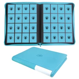 1600-Pocket PU Card Binder, 16-Pocket Anti-Scratch Album, Sports Game Card Collector Book, Perfect Holiday & Birthday Gift