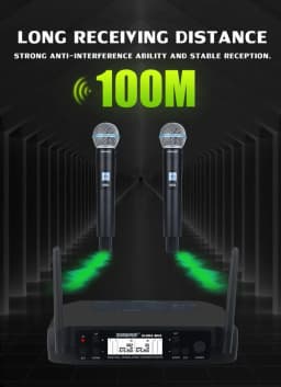 Shure GLXD4 UHF Wireless Microphone System Beta 58a Professional Handheld Dynamic Speaker for Stage Sing Voice Party