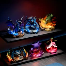 Pokemon Anime Action Figure Mega Charizard X Metagross Gardevoir Lucario Luminous Effect Collectibles Model Toy Birthday Gift