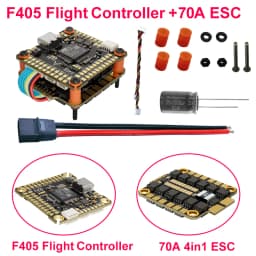 F405 F405HD / F7 F722 Flight Controller / F4 V3S Plus FC + 60A 4in1 BLheli_S ESC Stacks 30.5*30.5mm For RC FPV Racer Drone