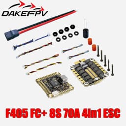 F405 F405HD / F7 F722 Flight Controller / F4 V3S Plus FC + 60A 4in1 BLheli_S ESC Stacks 30.5*30.5mm For RC FPV Racer Drone