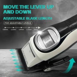 VGR Clippers Professional Hair Trimmer Cordless Hair Cutting Machine Outer Rotor BLDC Motor Barber Metal Clipper for Men V-888C