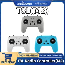 RadioMaster T8L Radio Controller 2.4G ELRS Transmitter 10CH Hall Gimbal Remote Controller USB-C for FPV Drone