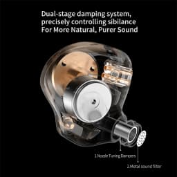 KZ EDZ HiFi Earphones In-Ear Wired Headphones with Mic Deep Bass Stereo Sound for Music Gaming EDX pro X