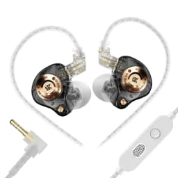 KZ EDZ HiFi Earphones In-Ear Wired Headphones with Mic Deep Bass Stereo Sound for Music Gaming EDX pro X