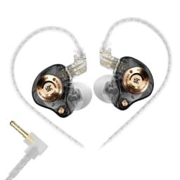 KZ EDZ HiFi Earphones In-Ear Wired Headphones with Mic Deep Bass Stereo Sound for Music Gaming EDX pro X