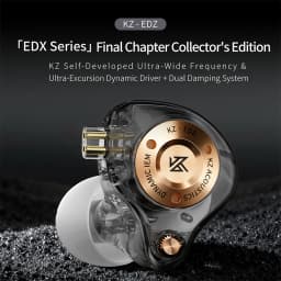 KZ EDZ HiFi Earphones In-Ear Wired Headphones with Mic Deep Bass Stereo Sound for Music Gaming EDX pro X