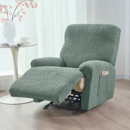 Jacquard Split Recliner Sofa Covers Elastic Stretch Relax Armchair Cover Non-Slip Reclining Single Sofa Slipcovers Living Room
