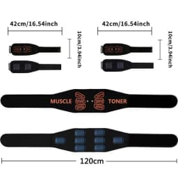 Smart Abdominal Toning Belt Muscle Toner Abs Trainer For Arm Leg Training Home Gym Fitness Massager