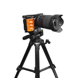 For Sony ZV-E10 Cage camera With Wooden Handle cold shoe Rabbit cage support bracket Stabilizer video led microphone tripod