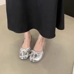 New Brand Women Flats Soft Ballet Shoes Slip On Loafers Soft Moccasins Tabi Ninja Casual Shoes Mujer Ladies Shoes Bow Knot Mujer