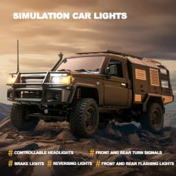 MN82S RC Crawler 1/12 Full Scale LC79 RC Pickup Short Truck 4WD Remote Control Climbing Off-road Car Toys for Boys Adults Gifts