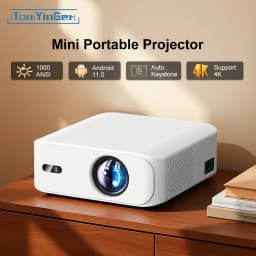 Touyinger L9W Ultra Android Projector 4K Mini Projectors Full HD Cinema Video Proyector LED Home Theater Beamer Screen Bluetooth