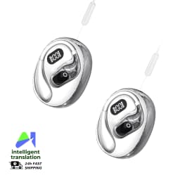 Real Time Translation Headphones 144 Languages Translator Earphones Wireless Bluetooth 5.4 Headsets for Business Office Travel