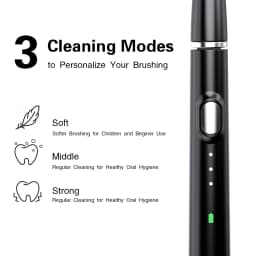 Electric Toothbrush Fine Branch Sonic Toothbrush Hollow Cup Motor Home Travel Toothbrush IPX7 Waterproof Electric Brush