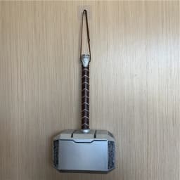 1:1 Thunder Hammer Weapons 44cm Hammer Cosplay Model Role Playing Belt Decor Stage Props Carnival Toy Gift Rubber