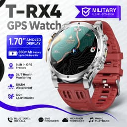 2026New T-RX4 Ultra GPS Smart Watch For Men 6-star GPS Positioning 10ATM Waterproof 850mAh Battery Compass 170+Sports Smartwatch