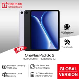World Premiere OnePlus Pad Go 2 Global Version Tablet 12.1" 2.8K 120Hz Display 10050mAh Battery MediaTek Dimensity 7300-Ultra