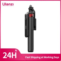 Ulanzi MA09 Smartphone Tripod Bluetooth Selfie Stick Desktop Tripod for iPhone 12 13 14 GoPro Card Camera Live Streaming Video