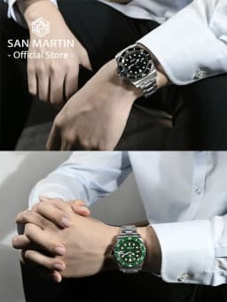 San Martin New 40mm Water Ghost Diver Watch Men Luxury ST 2130 Automatic Mechanical Watch Sapphire Waterproof 200m SN0017