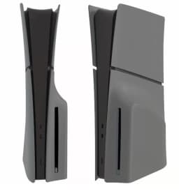Replacement Hard Shell Faceplate Panel, Protective ABS Cover for Game Console, Fit Digital & Optical Drive Version, Black