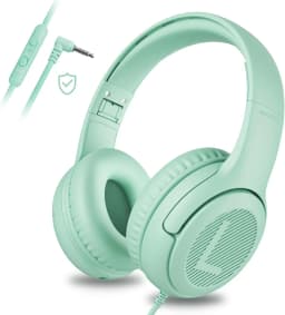AWATRUE AT2 Headset,3.5mm Surround Stereo Gaming Headphones with Mic Soft Memory Earmuffs for PC,Laptop,Kids for School Toddler