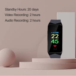 Bracelet Camera Recorder Watch Recorder Watch HD Noise Reduction Voice Activated Wristband Camera Recorder Bracelet for Meeting