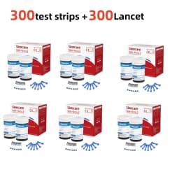 Sinocare Safe ACCU2 Blood Glucose Meter Blood Sugar Test Kit Diabetes Home Glucometer with 50pcs Strips or Only Strips