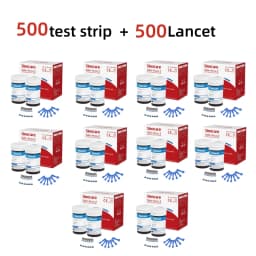 Sinocare Safe ACCU2 Blood Glucose Meter Blood Sugar Test Kit Diabetes Home Glucometer with 50pcs Strips or Only Strips