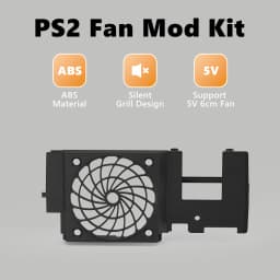 TicKnot 5V Silent Upgrade Fan Bracket For Playstation2 Fat Console(SCPH-3XXXX&SCPH-5XXXX) Noctua Fan Kit Cooling Fan For PS2