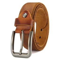 Genuine Leather For Men's High Quality Buckle Jeans Cowskin Casual Belts Business Cowboy Waistband Male Fashion Designer