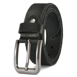 Genuine Leather For Men's High Quality Buckle Jeans Cowskin Casual Belts Business Cowboy Waistband Male Fashion Designer